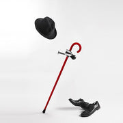 Elliott Walking Stick or Cane by Elliott Erwitt for Danese Milano Design Danese Milano Red 