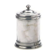 Glass Kitchen or Bathroom Canisters by Match Pewter Kitchen Match 1995 Pewter