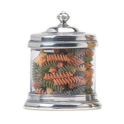 Glass Kitchen or Bathroom Canisters by Match Pewter Kitchen Match 1995 Pewter Small