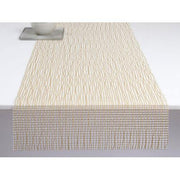 Chilewich: Lattice Woven Vinyl Table Runners 14" x 72" Placemat Chilewich Runner (14" x 72") Gold Lattice 