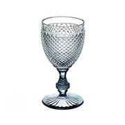 Bicos Bicolor Goblets by Vista Alegre Glassware Vista Alegre Grey Stem