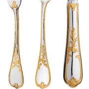 Du Barry Silverplated Gold Accents 7" Dessert Spoon by Ercuis Flatware Ercuis 