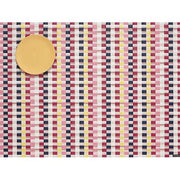 Chilewich: Heddle Woven Vinyl Placemats Set of 4 Placemat Chilewich Rectangle 14" x 19" Pansy