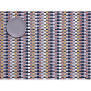 Chilewich: Heddle Woven Vinyl Placemats Set of 4 Placemat Chilewich Rectangle 14" x 19" Parade
