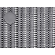 Chilewich: Heddle Woven Vinyl Placemats Set of 4 Placemat Chilewich Rectangle 14" x 19" Shadow