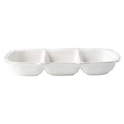 Whitewash Berry and Thread 14" Triple Section Server by Juliska Dinnerware Juliska