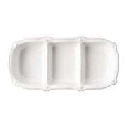 Whitewash Berry and Thread 14" Triple Section Server by Juliska Dinnerware Juliska