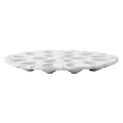 Whitewash Berry and Thread Deviled Egg Platter by Juliska Dinnerware Juliska