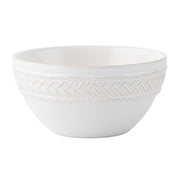 Le Panier Whitewash Cereal or Ice Cream Bowl by Juliska Dinnerware Juliska