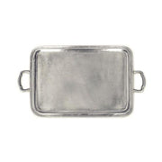 Lago Rectangle Tray with Handles by Match Pewter Serving Tray Match 1995 Pewter Large