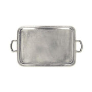 Lago Rectangle Tray with Handles by Match Pewter Serving Tray Match 1995 Pewter Large 