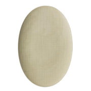 Mesh Large Oval Platter by Gemma Bernal for Rosenthal Dinnerware Rosenthal Solid Cream 