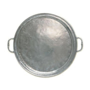 Round Trays with Handles by Match Pewter Serving Tray Match 1995 Pewter Large