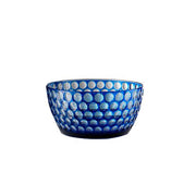 Lente Synthetic Crystal Acrylic 10" Salad Bowl by Mario Luca Giusti Glassware Marioluca Giusti Royal Blue 
