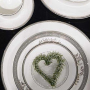 Vera Lace Platinum Dinner Plate, 10.75" by Vera Wang for Wedgwood Dinnerware Wedgwood