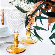 Bicos Bicolor Goblets by Vista Alegre Glassware Vista Alegre