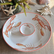 Lobster Oval Bowl, 10" by Abbiamo Tutto Dinnerware Abbiamo Tutto 