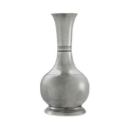Long Neck Vase by Match Pewter Vases, Bowls, & Objects Match 1995 Pewter