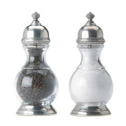 Lucca Salt and Pepper Grinders by Match Pewter Salt & Pepper Match 1995 Pewter Salt & Pepper Grinders 