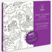 Magic Coloring Poster by OMY Design & Play Kids OMY 