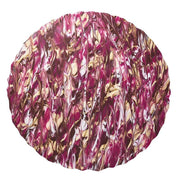 Marbled 15" Acrylic Placemat, Set of 4 by Kim Seybert Placemats Kim Seybert Berry/Gold
