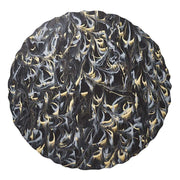 Marbled 15" Acrylic Placemat, Set of 4 by Kim Seybert Placemats Kim Seybert Black/Gold/White