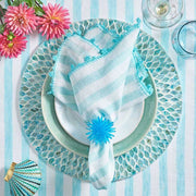 Marquis Seafoam Placemat, Set of 4 by Kim Seybert - Shipping in Mid-April Placemat Kim Seybert 