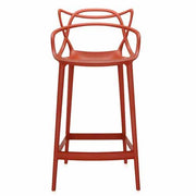 Masters Stool, Kitchen Height by Philippe Starck with Eugeni Quitllet for Kartell Stool Kartell Rusty Orange 
