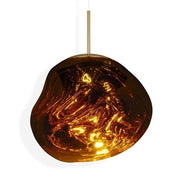 Melt Pendant LED Light Gold, 19.7" by Tom Dixon Lighting Tom Dixon 