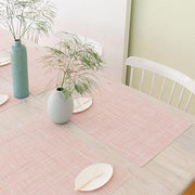 Chilewich: Woven Vinyl Mini Basketweave Placemats, Sets of 4 Placemat Chilewich 