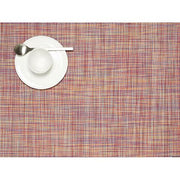 Chilewich: Woven Vinyl Mini Basketweave Placemats, Sets of 4 Placemat Chilewich Rectangle (14" x 19") Festival 