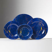 Moreschina Lapislazzulo Lapis Lazuli Dinnerware by Mario Luca Giusti ARRIVING FALL 2022 Dinnerware Marioluca Giusti Salad Plate