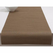 Chilewich: Basketweave Woven Vinyl Placemats Sets of 4 & Runners Placemat Chilewich Runner 14" x 72" New Gold BW 