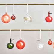 Glass Apple Ornament, Set of 3 Clear by Iittala Ornament Iittala 