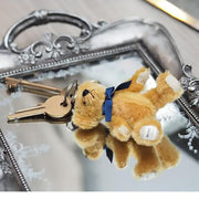 Golden Teddy Bear Charm or Keychain by Merrythought UK Keychains Merrythought 