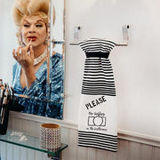 Please No Selfies in the Bathroom Terry Towel by Twisted Wares Tea Towel Twisted Wares