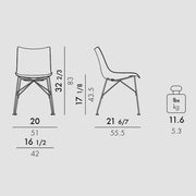 P/Wood Chair by Philippe Starck for Kartell Chair Kartell 