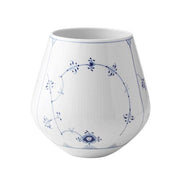 Blue Fluted Plain Vase, 8" by Royal Copenhagen Dinnerware Royal Copenhagen 