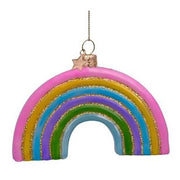 Magic Rainbow Glass Ornament, 2"h by Vondels Holiday Ornaments Vondels