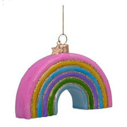 Magic Rainbow Glass Ornament, 2"h by Vondels Holiday Ornaments Vondels