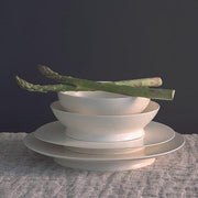 Ra Porcelain Plate, Off-White, Set of 2 by Ann Demeulemeester for Serax Dinnerware Serax 