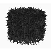 Rebels 15.75" h. Neoprene Rubber Pouf for Covo Italy Furniture Covo Italy Jet Black