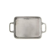 Rectangular Tray with Handles by Match Pewter Serving Tray Match 1995 Pewter Small