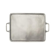 Rectangular Tray with Handles by Match Pewter Serving Tray Match 1995 Pewter X-Large