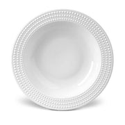 Perlee White Rimmed Serving Bowl by L'Objet Dinnerware L'Objet