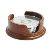Pewter Coaster, 3.8", Set of 2 or 6 by Match Pewter Coasters Match 1995 Pewter set of 6