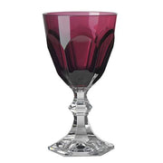 Dolce Vita Acrylic Amber Wine Glass, Set of 6 by Mario Luca Giusti RETURN Glassware Marioluca Giusti