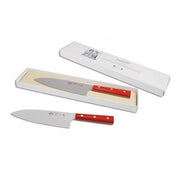 No. 3230 Coltello Santoku Knife with Red Lucite Handle by Berti Knife Berti 
