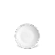 Soie Tressee White Sauce Dish + Spoon Rest by L'Objet Dinnerware L'Objet