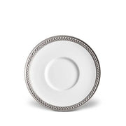 Soie Tressee Platinum Saucer by L'Objet Dinnerware L'Objet 